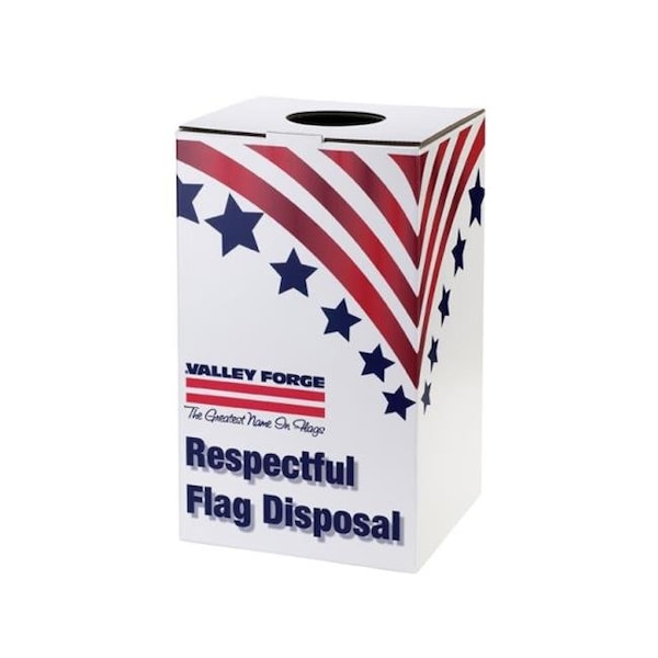 Valley Forge Valley Forge BOXREC 22 x 12.5 x 13.75 in. Plastic Flag Disposal Box - 8287344