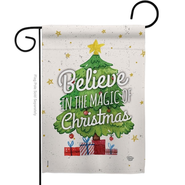 Cuadrilatero 13 x 18.5 in. Magic of Christmas Garden Flag with Winter Double-Sided Decorative Vertical Flags - CU3873094