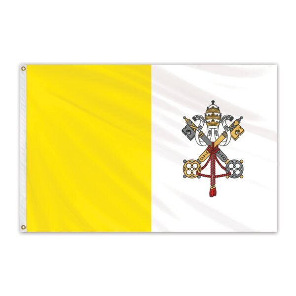 Global Flags Unlimited Vatican City Papal Outdoor Nylon Flag 4'x6' - 203241