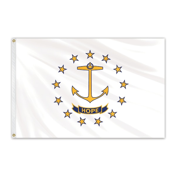 Global Flags Unlimited Rhode Island Outdoor Poly Max Flag 4'x6' - 200955