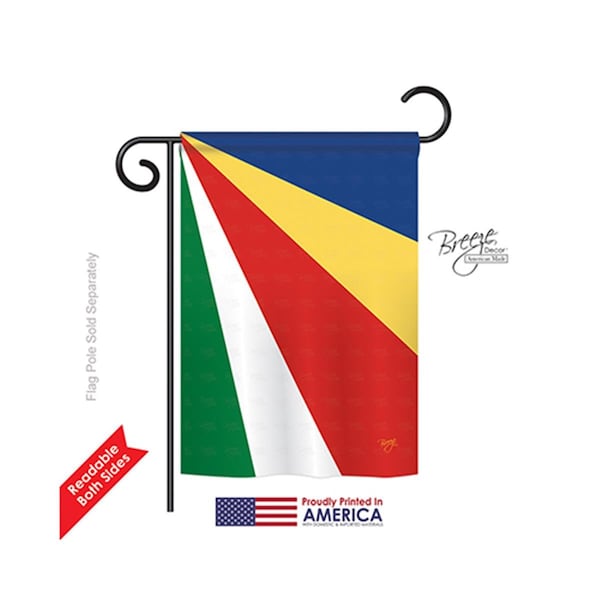 Gardencontrol Seychelles 2-Sided Impression Garden Flag - 13 x 18.5 in. - GA576229