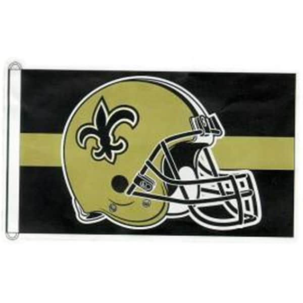 Signed And Sealed New Orleans Saints Flag 3x5 Logo - SI1703408