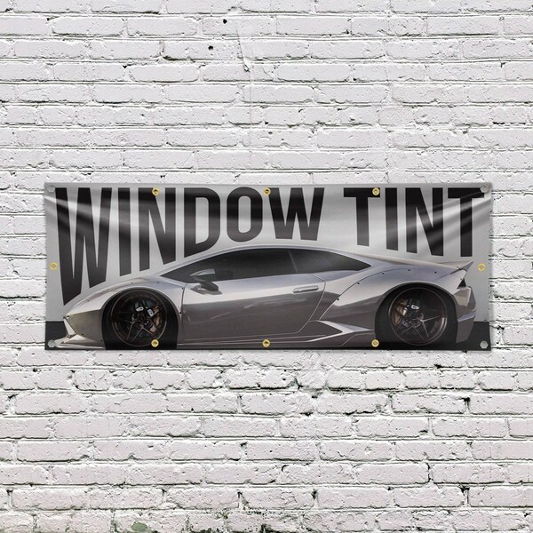 Signmission Window Tint, 48 Inch x 120 Inch, Vinyl Banner - B-120-30944