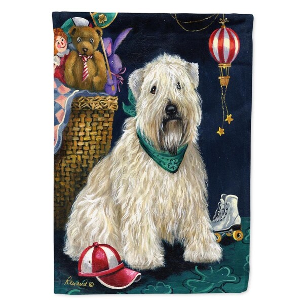 Patioplus 28 x 0.01 x 40 in. Wheaten Terrier Playroom Canvas House Flag - PA2553515