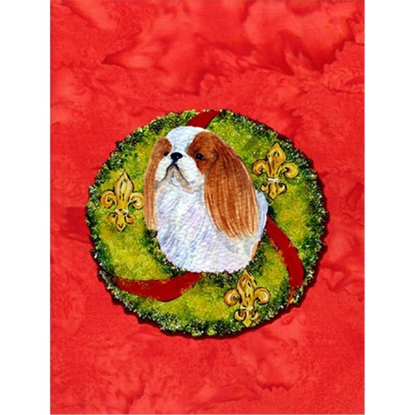 Carolines Treasures 28 x 40 in. English Toy Spaniel Flag Canvas House Size - SS4194CHF