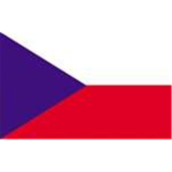 Ss Collectibles 2 ft. X 3 ft. Nyl-Glo Czech Republic Flag - SS2521749