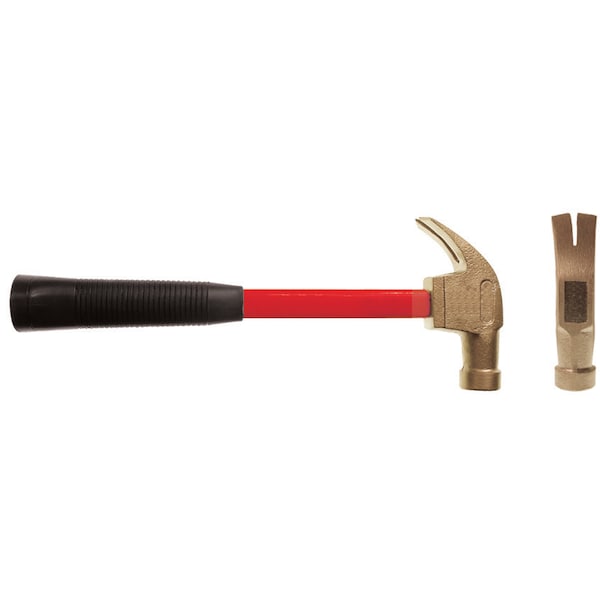 Cs Unitec Non Sparking Hammer, Claw, 0.75 lbs, Aluminum Bronze - EX122U-0075A