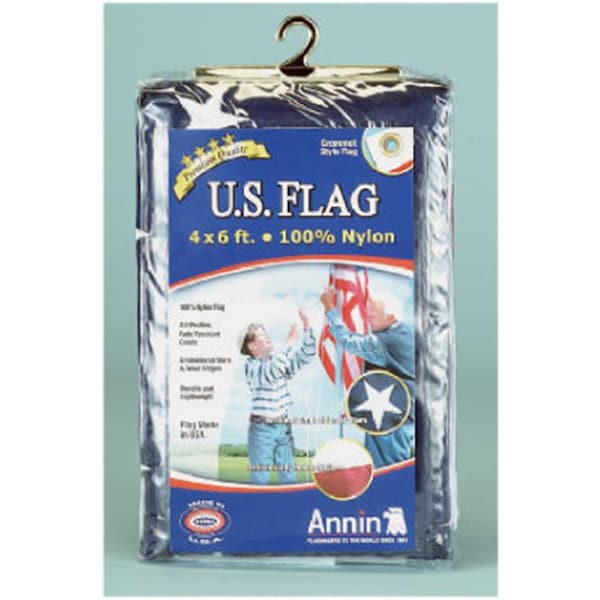 Annin Flagmakers 002215R 4 x 6 ft. Nylon Replacement Flag, Sewn Stripes - AN573917