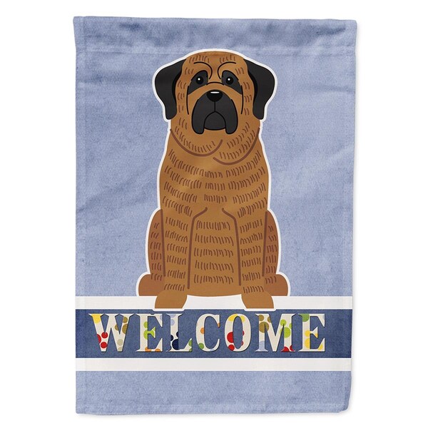 Carolines Treasures Mastiff Brindle Welcome Flag Canvas House Size - BB5596CHF