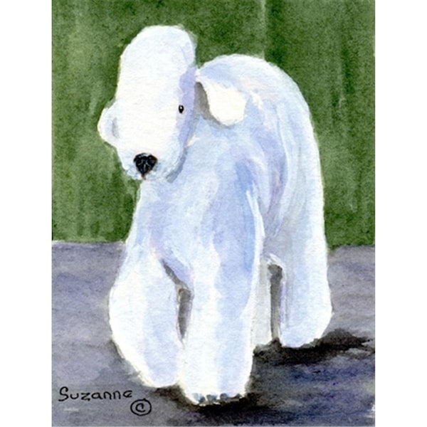 Patioplus 11 x 15 in. Bedlington Terrier Garden Size Flag - PA730421