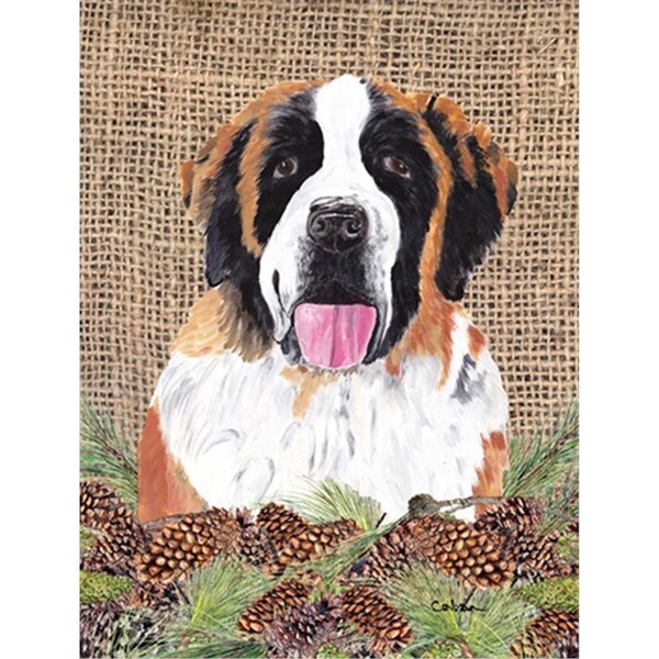 Carolines Treasures Saint Bernard Flag - Garden Size - SC9041GF