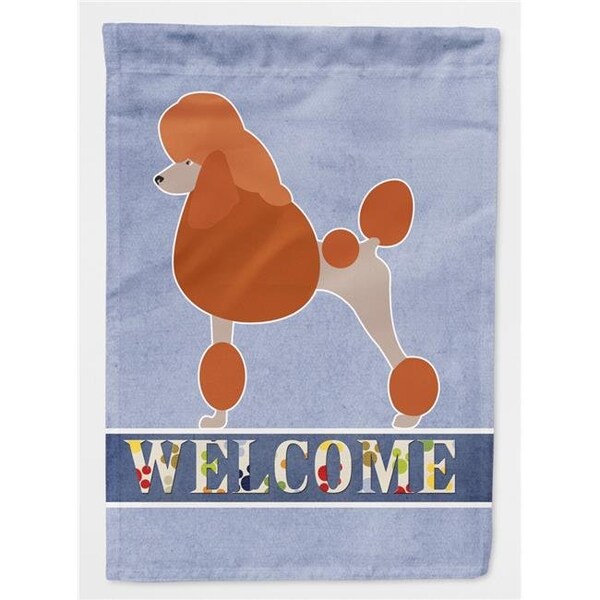 Carolines Treasures Carolines Treasures BB8311CHF Royal Poodle Welcome Flag Canvas House Size - BB8311CHF