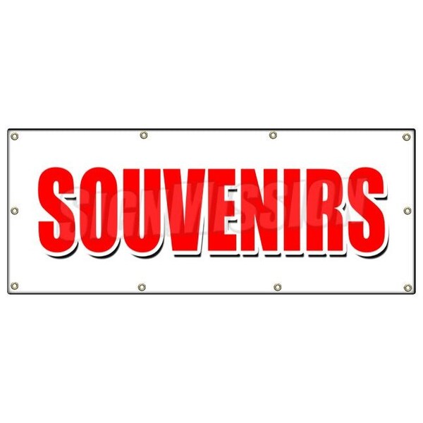 Signmission SOUVENIRS BANNER SIGN memories discount gifts tourist visit we ship - B-96 SOUVENIRS