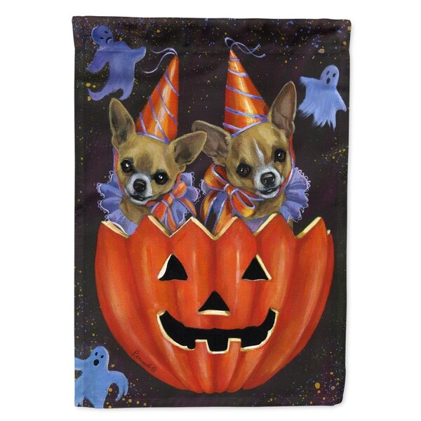 Carolines Treasures 11 x 0.01 x 15 in. Chihuahua Halloweenies Garden Flag - PPP3070GF