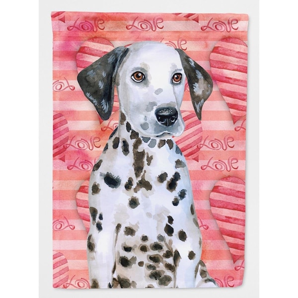 Patioplus Dalmatian Puppy Love Flag - Garden Size - PA3396997