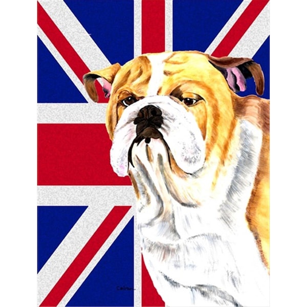 Patioplus Bulldog English With English Union Jack British Flag Flag Garden Size - PA631596