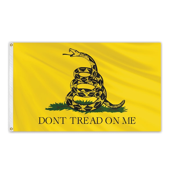 Global Flags Unlimited Gadsden Outdoor Fly Bright Flag 3'x5' - 204077