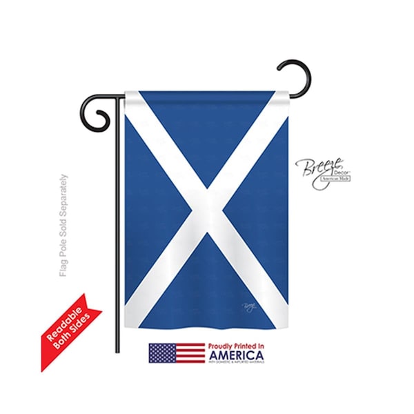 Gardencontrol St. Andrews Cross 2-Sided Impression Garden Flag - 13 x 18.5 in. - GA879266