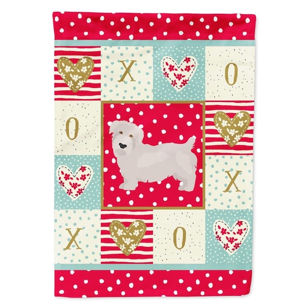 Carolines Treasures 28 x 0.01 x 40 in. Glen of Imal No.2 Love Canvas House Flag - CK5840CHF