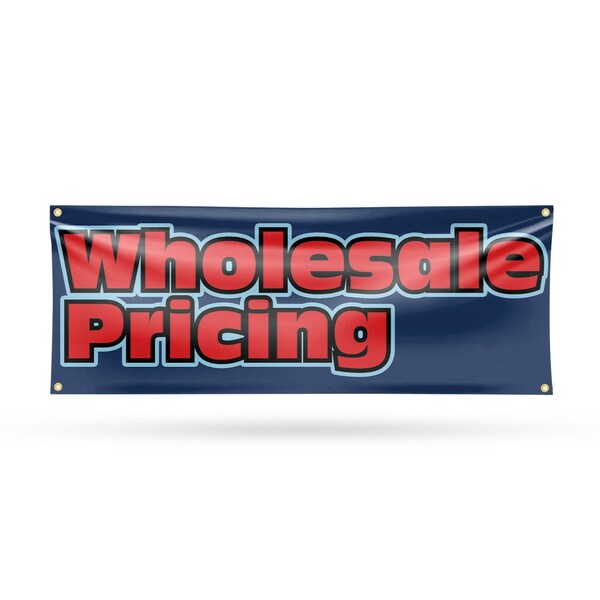 Signmission Wholesale Pricing, 18 Inch x 48 Inch, Vinyl Banner - B-30942