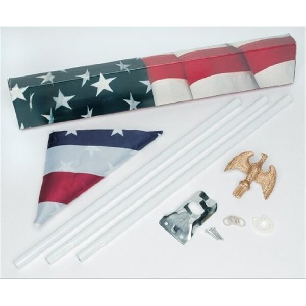 Fromtheheart DDI 82551 Premium American Flagpole Kit, 10PK - FR1707078