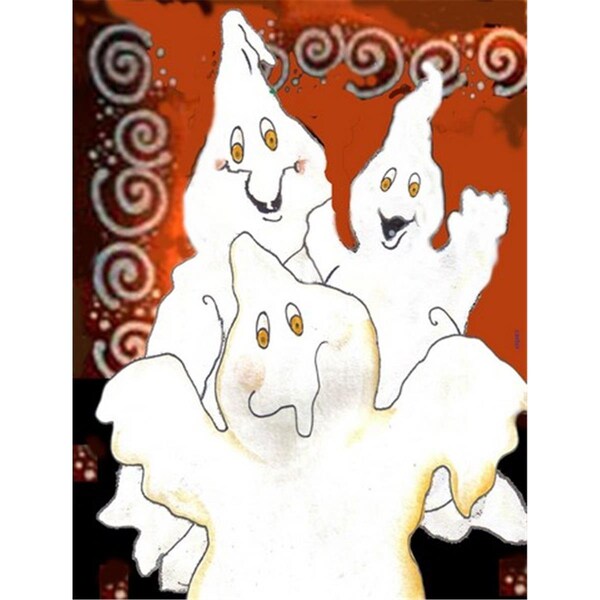 Patioplus Ghostly Crew Halloween Flag Garden Size - PA257609