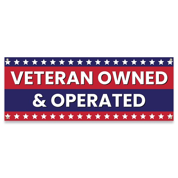 Signmission Veteran Owned & Operated Banner Concession Stand Food Truck Single Sided - B-30175