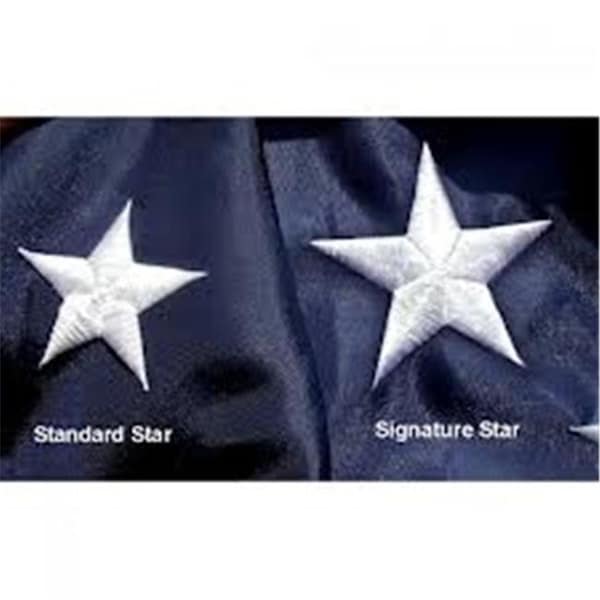 Annin Flagmakers Annin Flagmakers 214 3 ft. X 5 ft. Presentation Signature U.S. Flag with Fringe for Indoor Use - 214