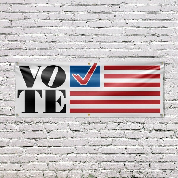 Signmission Vote, 24 Inch x 72 Inch, Vinyl Banner - B-72-30918