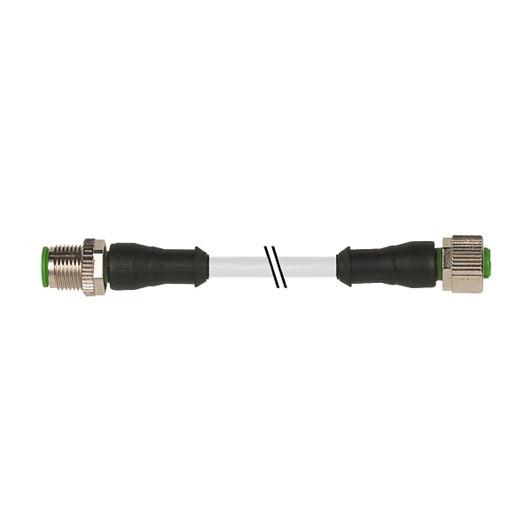Murr Elektronik M12 macho 0° / M12 hembra 0°, PUR 4x0.34 gy UL/CSA+cadena de arrastre 1.5m - 7000-40021-2340150