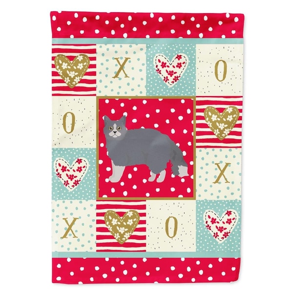 Carolines Treasures 11 x 0.01 x 15 in. Selkirk Rex No.1 Cat Love Garden Flag - CK5701GF
