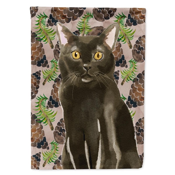 Carolines Treasures Bombay Pine Cones Flag Canvas House Size - CK3092CHF
