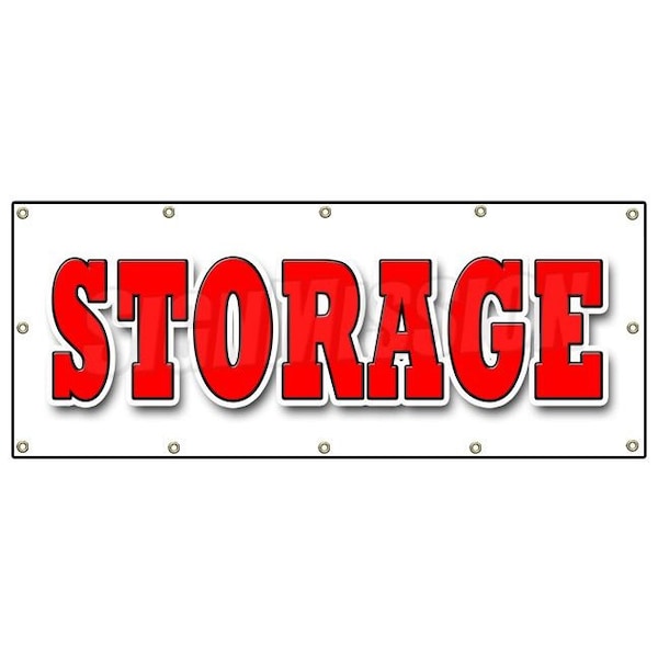 Signmission STORAGE BANNER SIGN long short term climate controlled secure indoor - B-120 STORAGE