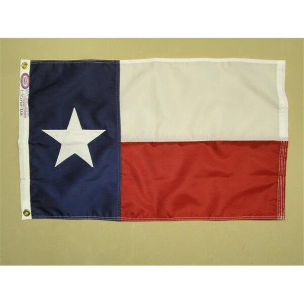 Annin Flagmakers Annin Flagmakers 145251 Nylon Glo Texas Sewn 16 x 24 in. - 145251