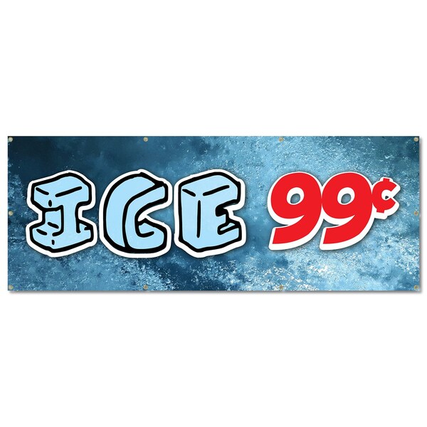 Signmission Ice 99, 36 Inch, Banner - B-96-30395