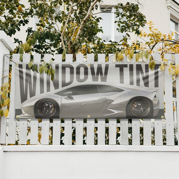 Signmission Window Tint, 24 Inch x 72 Inch, Vinyl Banner - B-72-30944