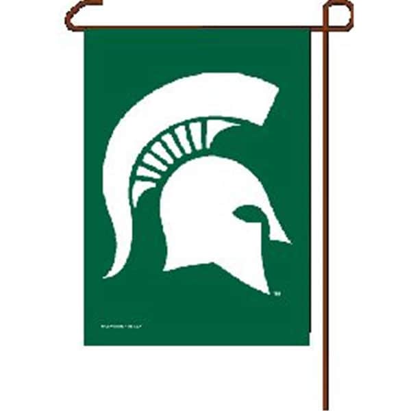 Caseys Michigan State Spartans Flag 12x18 Garden Style 2 Sided - 3208516135