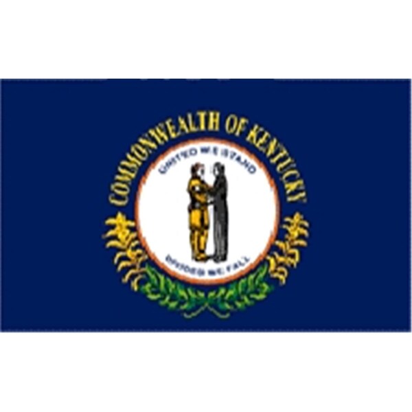 Ss Collectibles 2 ft. X 3 ft. Nyl-Glo Kentucky Flag - SS3321021