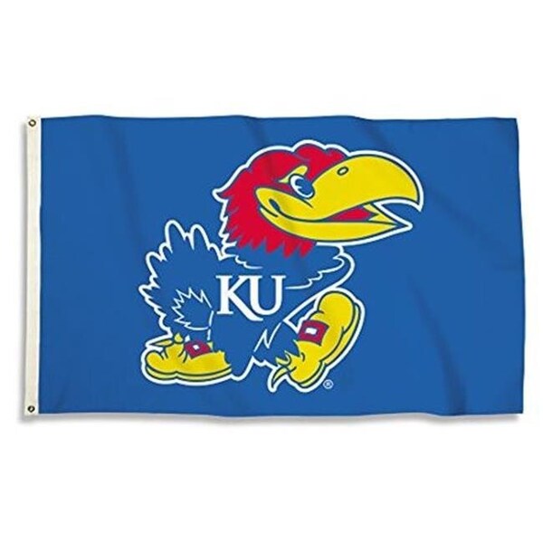 Bsi Products BSI Products 95614 Kansas Jayhawks Flag - 95614