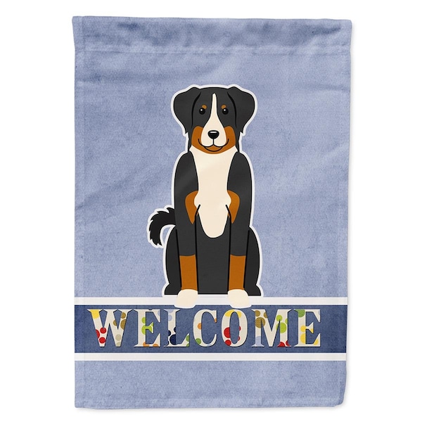 Carolines Treasures Appenzeller Sennenhund Welcome Flag Canvas House Size - BB5624CHF