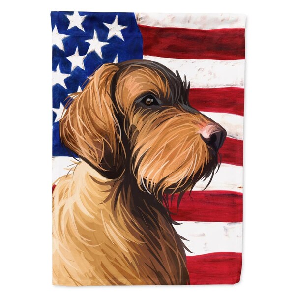 Patioplus Wirehaired Vizsla American Garden Flag - 11 x 0.01 x 15 in. - PA2553192