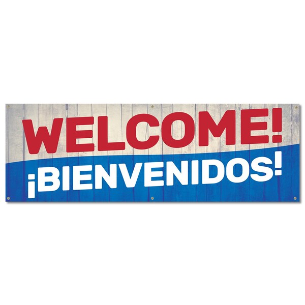 Signmission Welcome, 24 Inch, Banner - B-72-30437