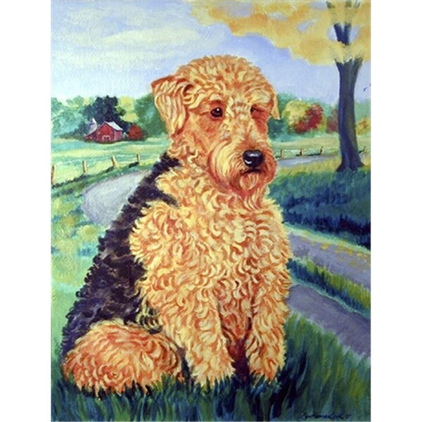 Patioplus AiredaleTerrier Flag - Garden Size; 11 x 15 in. - PA759051