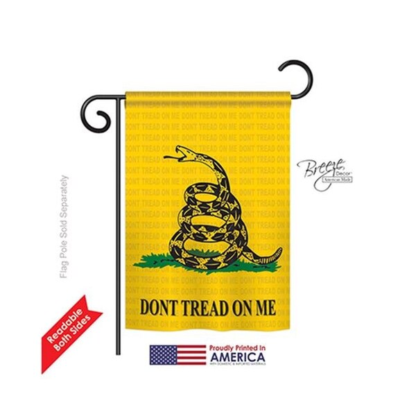 Gardencontrol Historic Gadsden 2-Sided Impression Garden Flag - 13 x 18.5 in. - GA832109