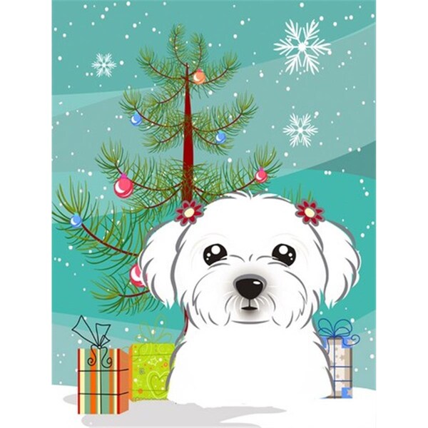 Patioplus Christmas Tree And Maltese Flag Garden Size - PA259262