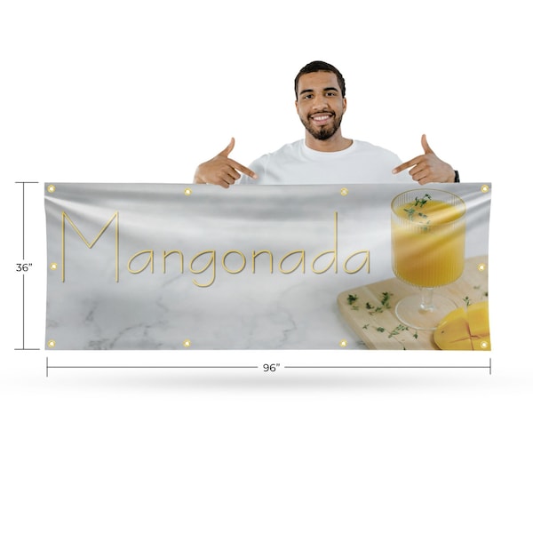 Signmission Mangonada, 36 Inch x 96 Inch, Vinyl Banner - B-96-30730