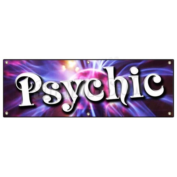 Signmission PSYCHIC BANNER SIGN palm reader signs readings gypsy fortune teller - B-72 PSYCHIC
