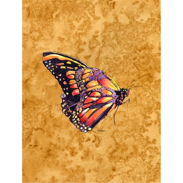 Patioplus 11 x 15 In. Butterfly On Gold Flag; Garden Size - PA631357