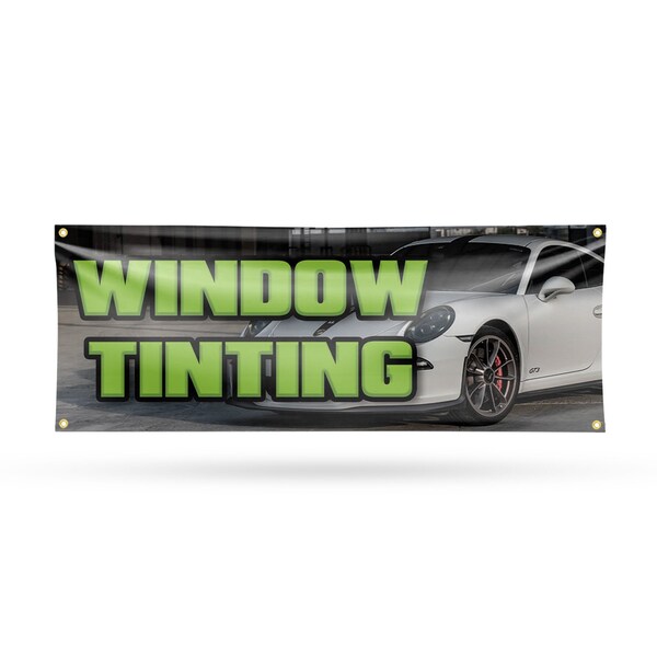 Signmission Window Tinting, 18 Inch x 48 Inch, Vinyl Banner - B-30945