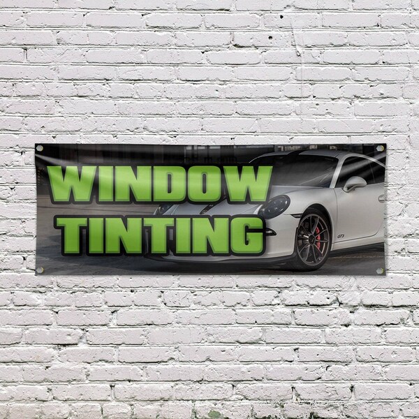 Signmission Window Tinting, 18 Inch x 48 Inch, Vinyl Banner - B-30945